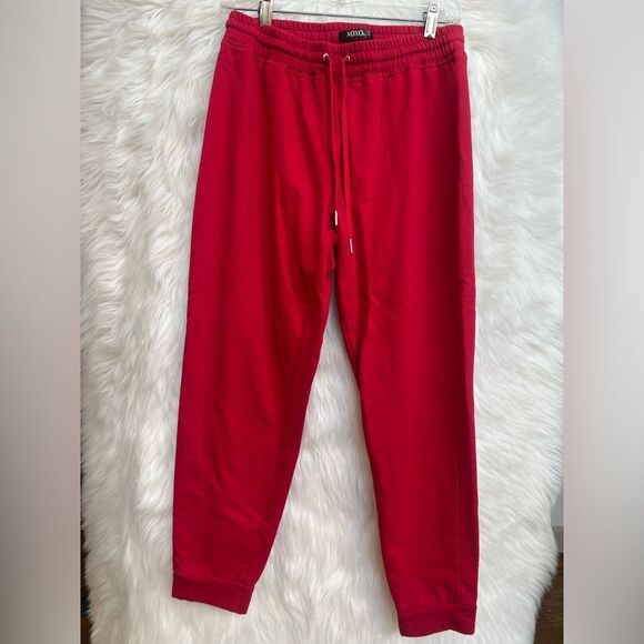 XOXO red embellished bedazzled butt sweatpants - Picture 5 of 8